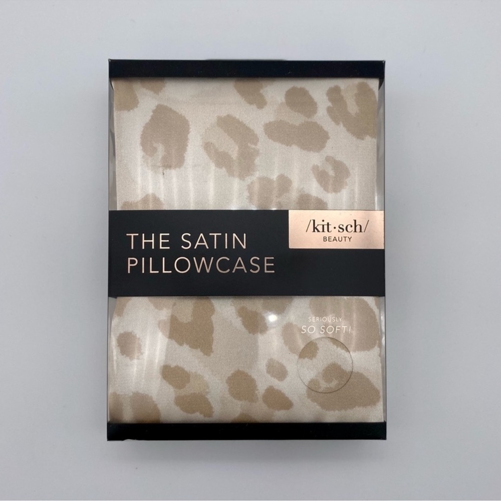 KITSCH The Satin Pillowcase - Leopard - Standard
